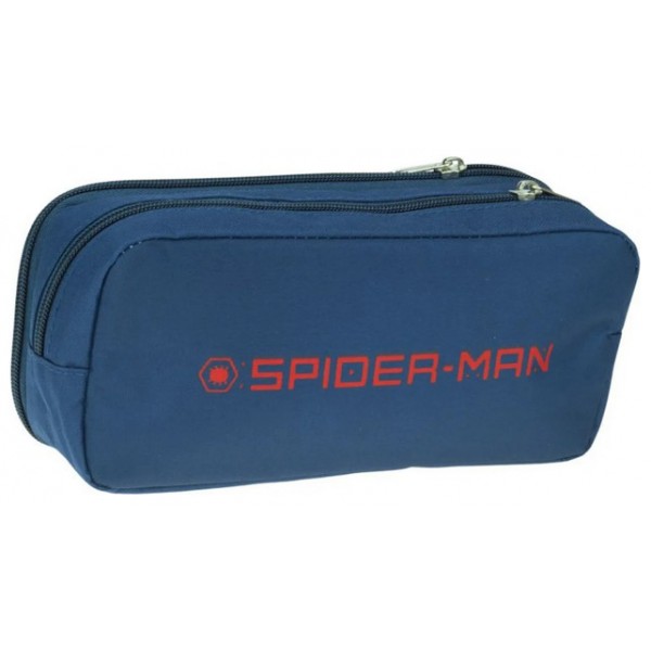 Pencil Case Oval Spiderman Lines GIM