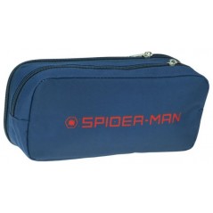 Pencil Case Oval Spiderman Lines GIM