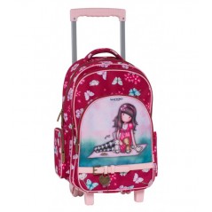 Primary School Graffiti Santoro Gorjuss Sugar Plum Fuchsia Trolley Bag