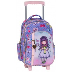 Primary School Graffiti Santoro Gorjuss Send Me Flowers Lila Trolley Bag