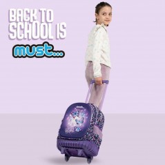 Must Let's Fly Away Dakakis Primary School Trolley Bag