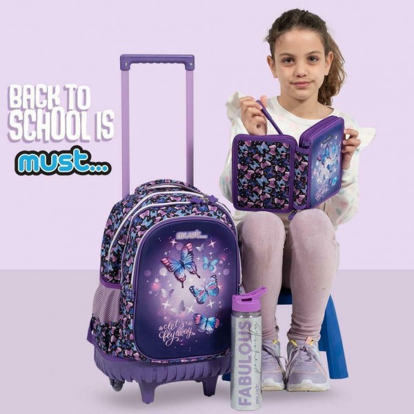 Must Let's Fly Away Dakakis Primary School Trolley Bag