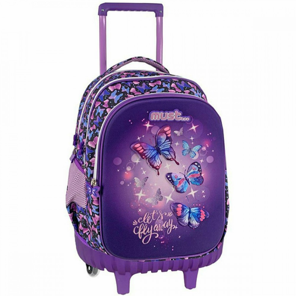 Must Let's Fly Away Dakakis Primary School Trolley Bag