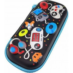 Pencil Case Oval 3D Graffiti Video Games