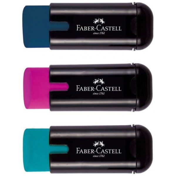 Γόμα-Ξύστρα Faber-Castell Combi Black Trend