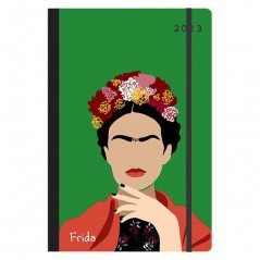 Daily calendar 2023 12x17cm. Trends flexi with Frida rubber band