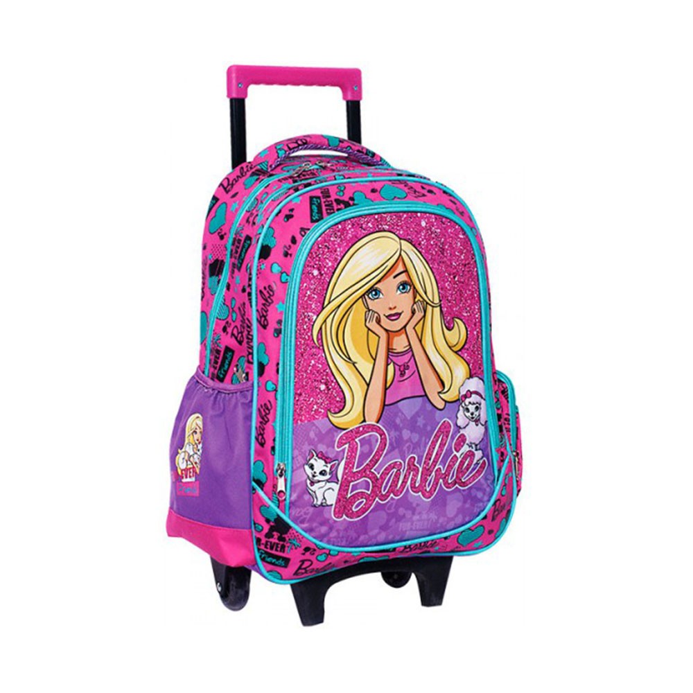 Trolley School Bag Gim Barbie Pets