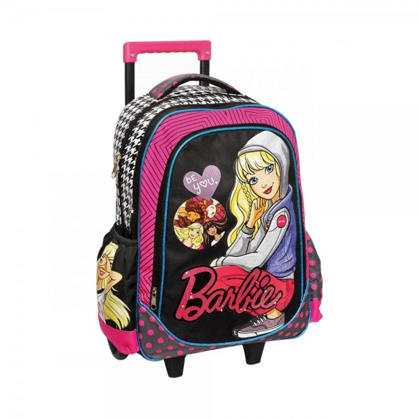 Trolley School Bag Gim Barbie Fashionista Be You