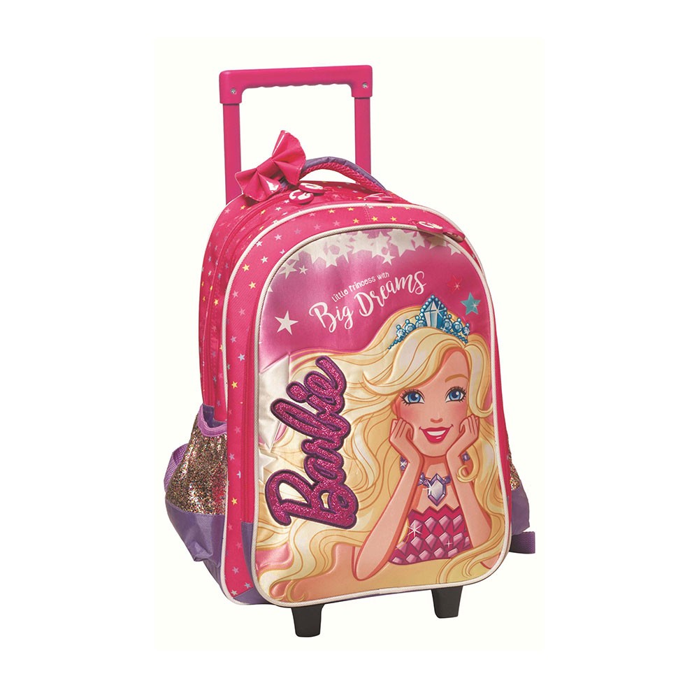 Trolley School Bag Gim Barbie Big Dreams