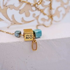 Lucky cubes charm necklace 2023