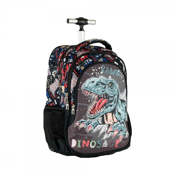 Trolley School Bag Back Me Up Dinosaur