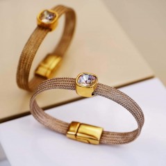 Women's bracelet with Swarovski crystal