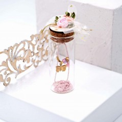 Children's necklace Butterfly in a bottle