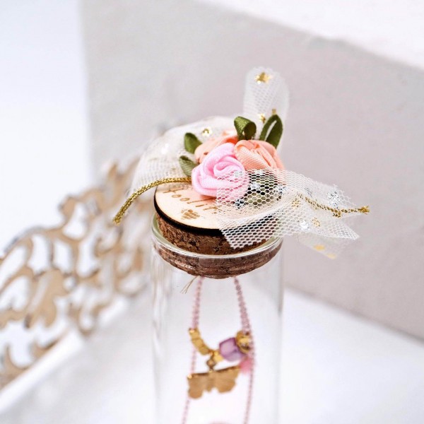 Children's necklace Butterfly in a bottle