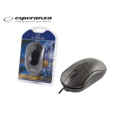 USB mouse Titanum Black TM-107K ESPERANZA