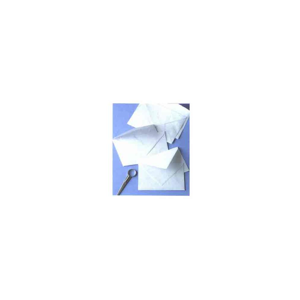 Envelope White Square Sticker 13.3x18.3 90gr