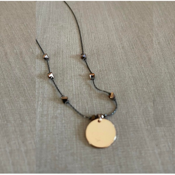 Golden Plate Necklace