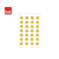 Christmas Stickers Golden Stars Small