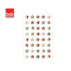 Christmas stickers Puffy Creative small stars