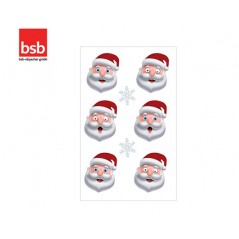 Christmas stickers Creative Santa Claus