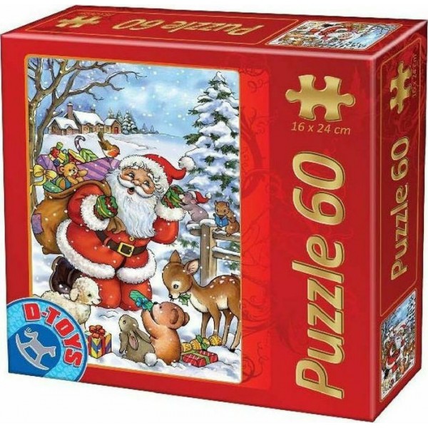 Puzzle 60 pcs. Christmas D-Toys 75581