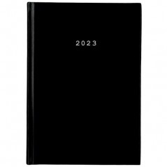 Daily Calendar 2023 12x17cm. basic bound black 02168-09