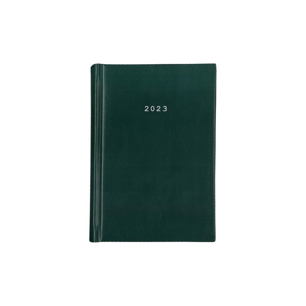 Daily Calendar 2023 14x21cm. basic bound green 02138-05