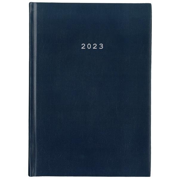 Daily Calendar 2023 21x29cm. basic bound blue 02049-03