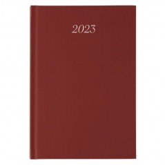 Calendar Daily 2023 14x21cm. PVC Classic Bordeaux 896.321632