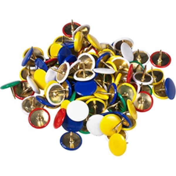 Victory Colored Pins 100 pcs. In Plastic Box (399.2.3282-10)