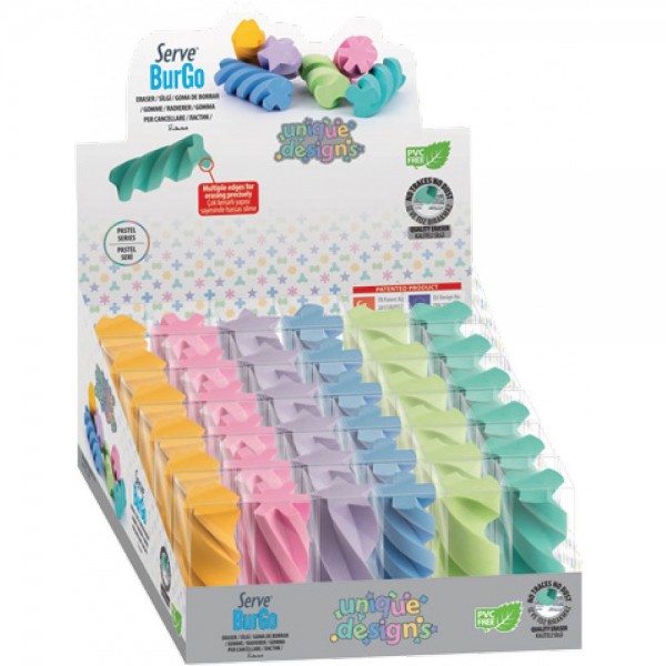 BurGo Pastel Serve eraser