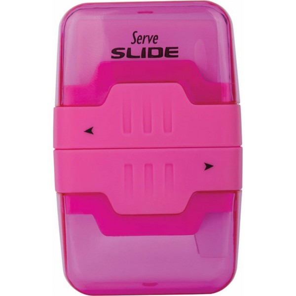 Eraser & Single Sharpener Slide Serve