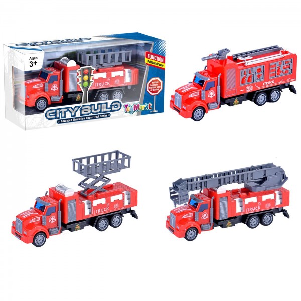 Pull Back Fire Truck