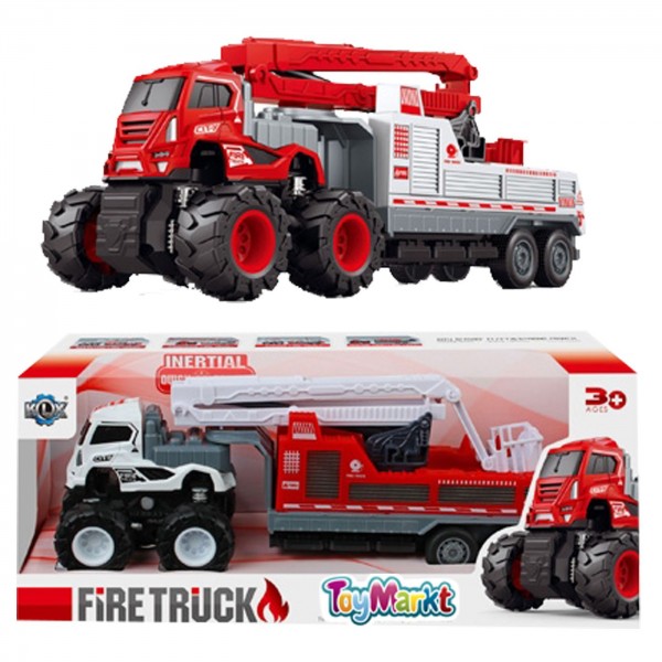 Friction tractor with fire truck