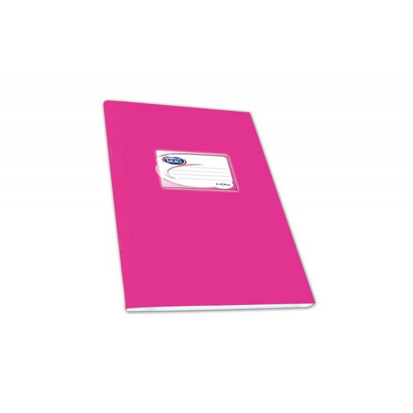 Notebook of paper 50 sheets Fuchsia 17Χ25 Skag