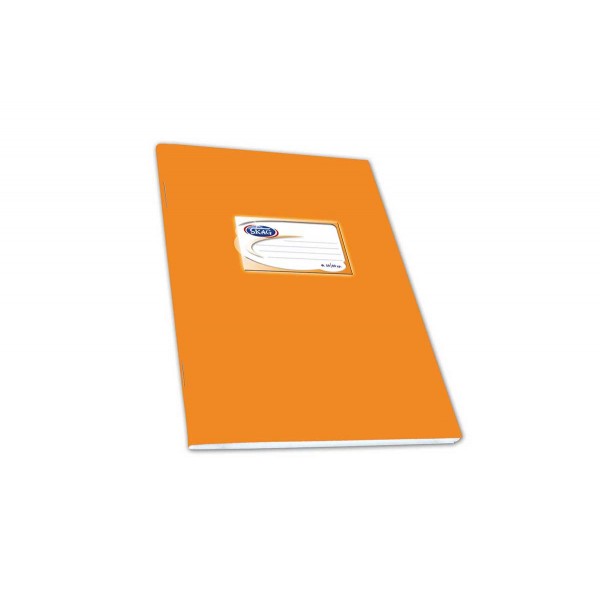 Notebook of paper 50 sheets Orange 17Χ25 Skag