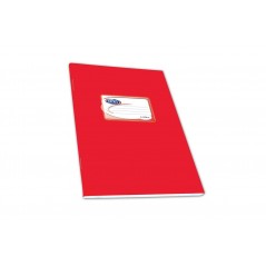 Notebook of paper 50 sheets Red 17Χ25 Skag