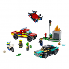 LEGO® Fire Rescue and Police Chase 60319