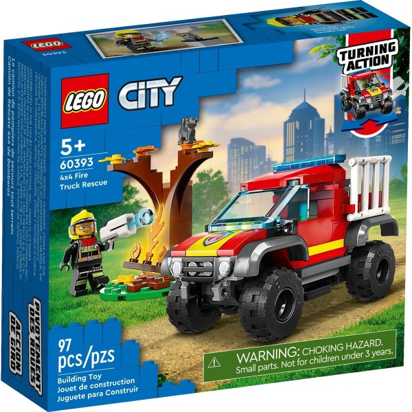 LEGO® 4×4 Fire Truck Rescue 60393