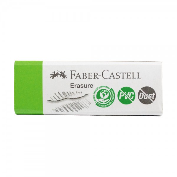 Faber-Castell PVC-free Dust-free ECO green eraser