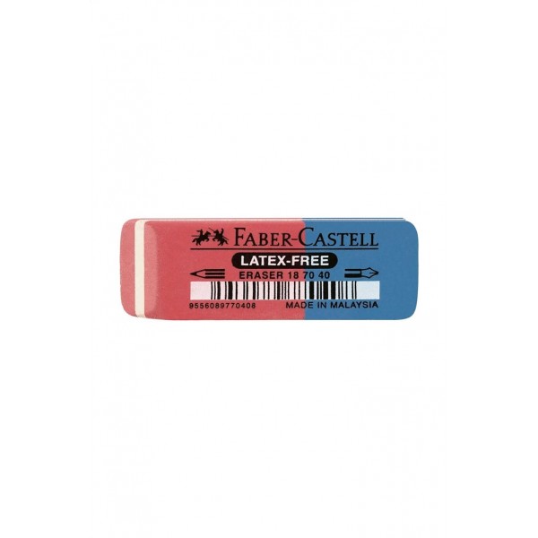 Faber-Castell red/blue eraser