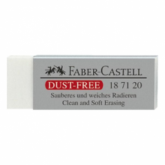 Γόμα Faber-Castell λευκή Dust-free