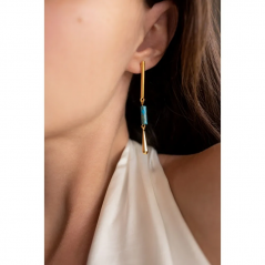 Long bar earrings