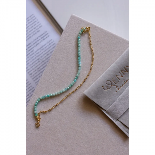 Βραχιόλι Double bracelet Amazonite 925°