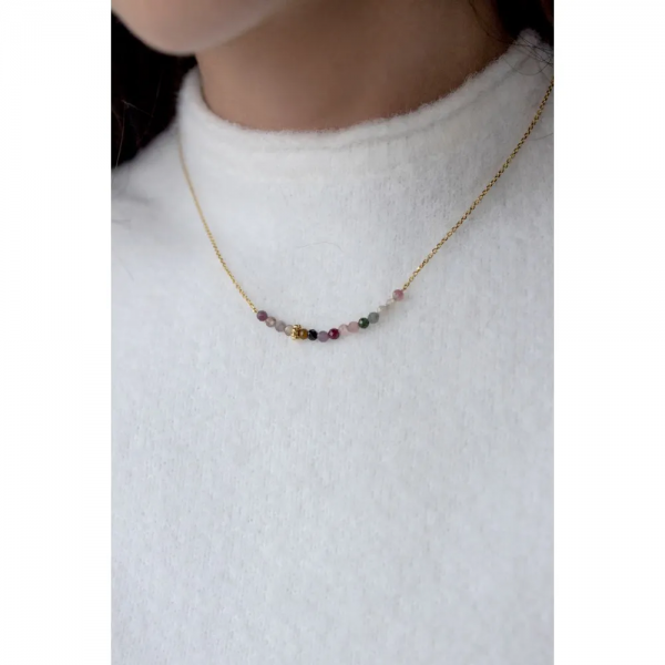 Κολιέ Tourmaline necklace 925°