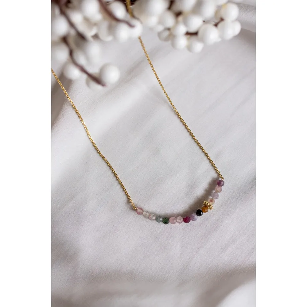 Κολιέ Tourmaline necklace 925°