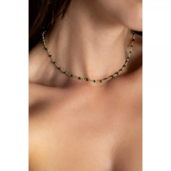 Rozario Malachite Necklace