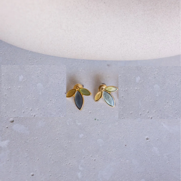 Σκουλαρίκια Siena Earrings green