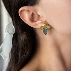 Σκουλαρίκια Siena Earrings green