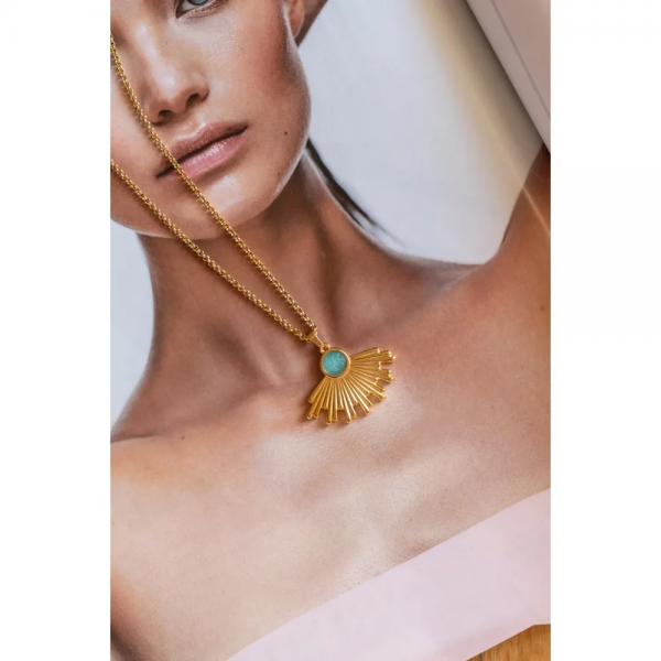 Κολιέ Turquoise Sun Necklace